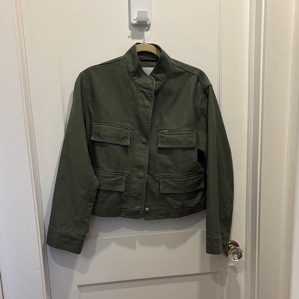 Closed Dark Green matcha Utility Jacket